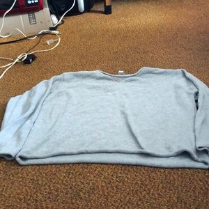 Gray sweater